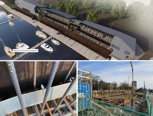 Autors: Arhis konsultanti Eksporta 1A, Pētersala-Andrejsala, Riga Jahtklubs un daudzfunkcionālais izklaides un atpūtas komplekss “ExPorto”