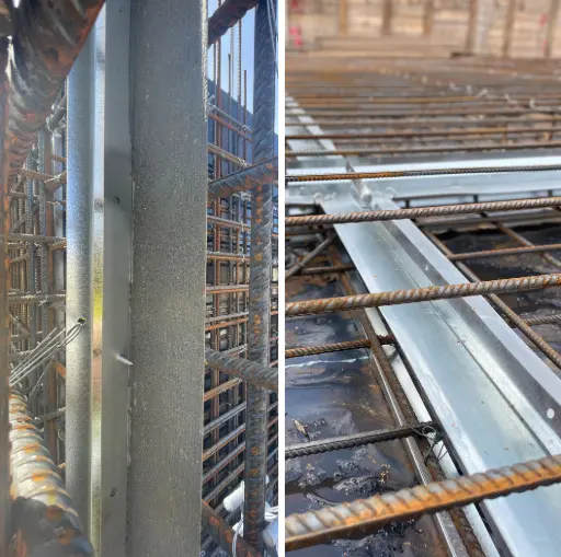 WPM® Crack Inducing Waterstop in the wall and floor slab construction WPM® Crack Inducing Waterstop in the wall and floor slab construction